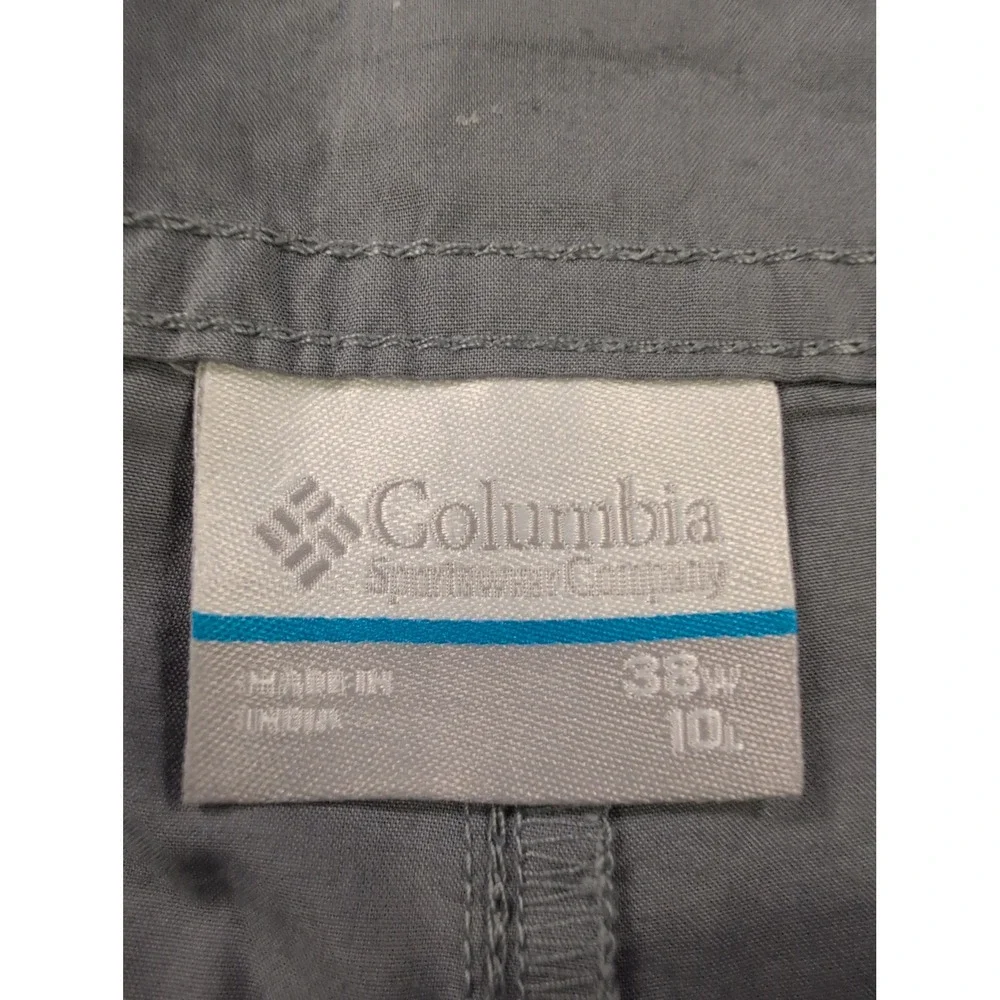 Columbia‎ Washed Out Mens Grey Modern Classic Fit Chino Bermuda Shorts 38 AM4471